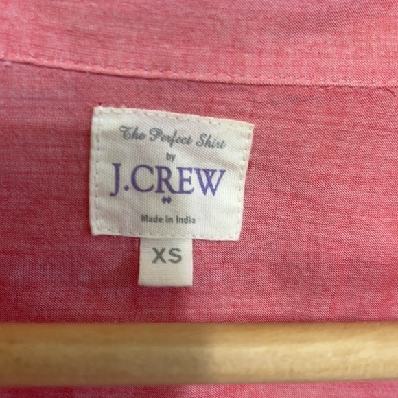 J. Crew Woman Rosy Pink Button Shirt Size XS - Picture 7 of 8